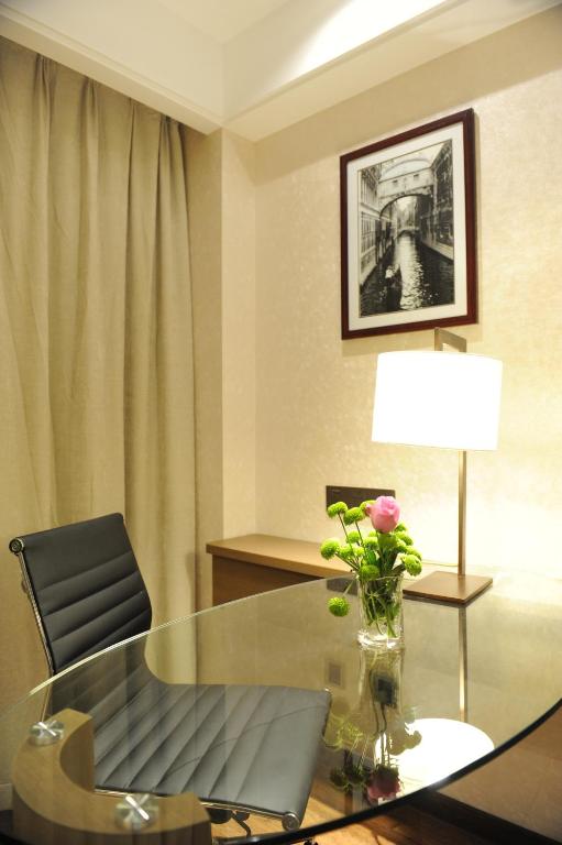 Posezení v ubytování Atour X Hotel Shanghai Hongqiao Airport Konggang Road