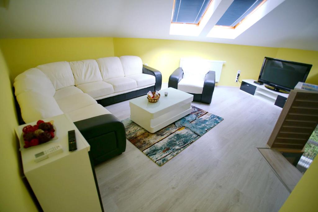 Część wypoczynkowa w obiekcie Centrum Lux Apartman
