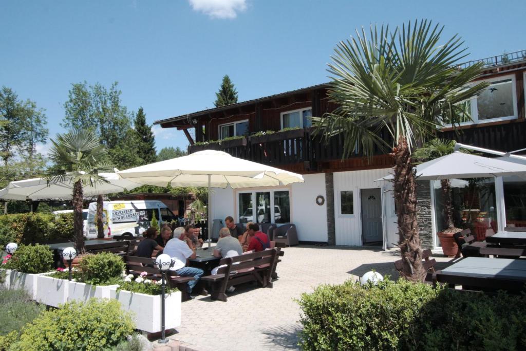 Restaurace v ubytování Ferienanlage Forellenhof