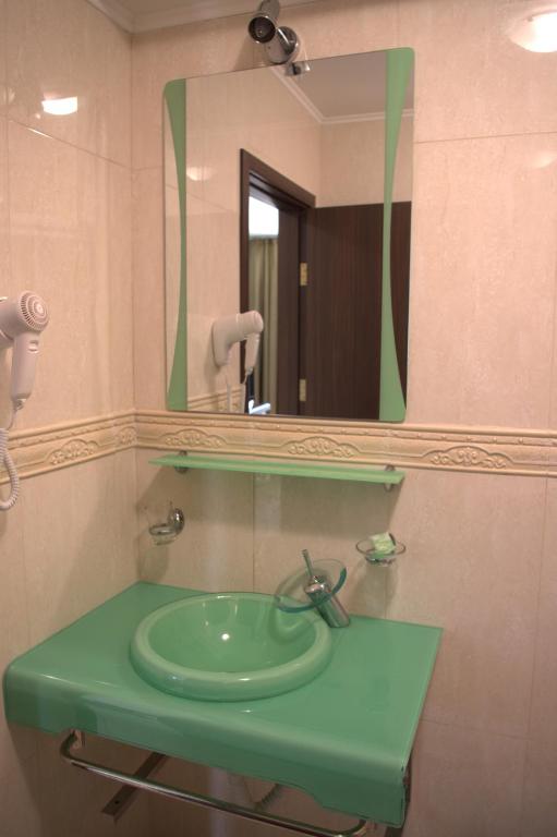 Koupelna v ubytování Hotel Ibiza