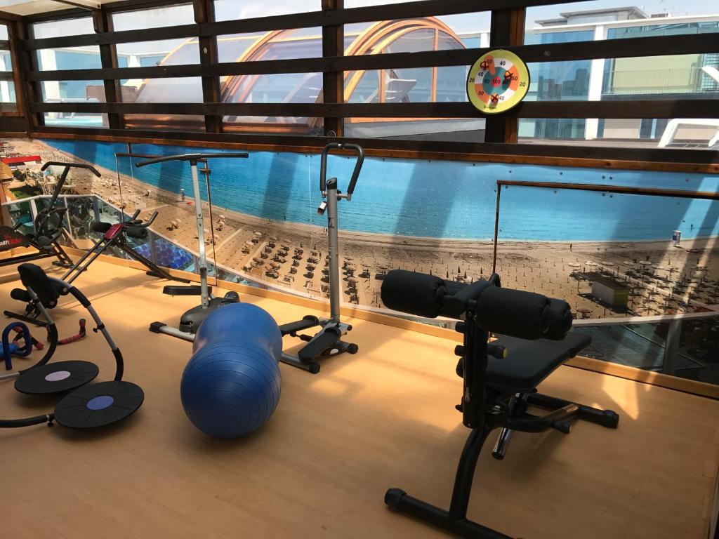 Fitness centrum a/nebo fitness zařízení v ubytování Hotel Byron