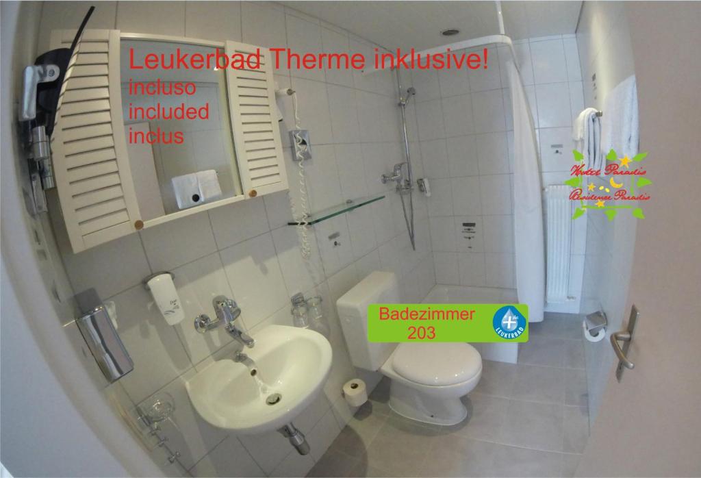 Bany a Hotel Paradis-Leukerbad-Therme