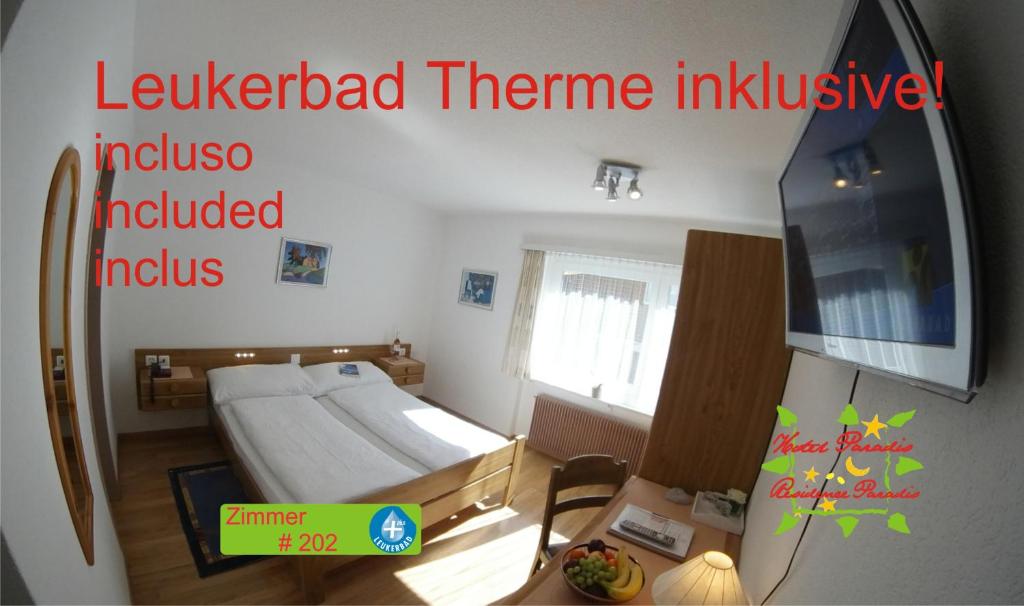 Hotel Paradis-Leukerbad-Therme - Resim 40