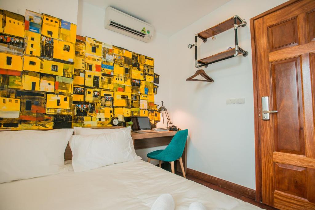 Postel nebo postele na pokoji v ubytování Nexy Hostel