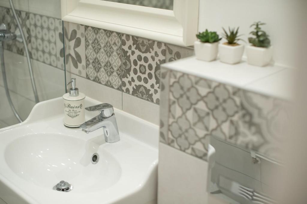 Kúpeľňa v ubytovaní Bródy Apartman