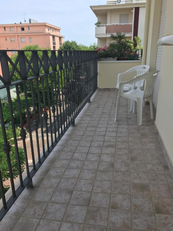 Balkón nebo terasa v ubytování Hotel Luciana