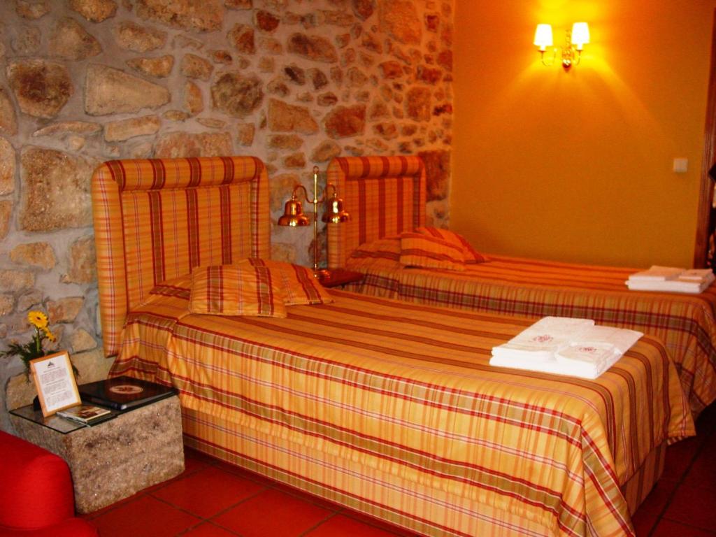 Postel nebo postele na pokoji v ubytování Casa da Lage