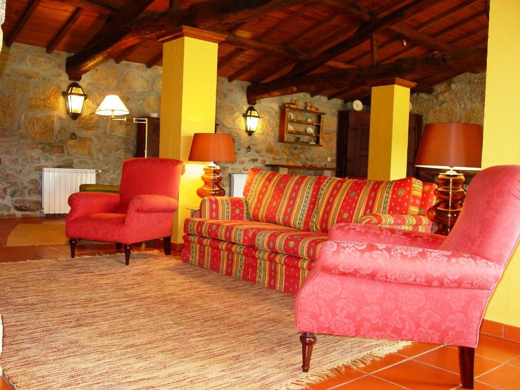 Posezení v ubytování Casa da Lage
