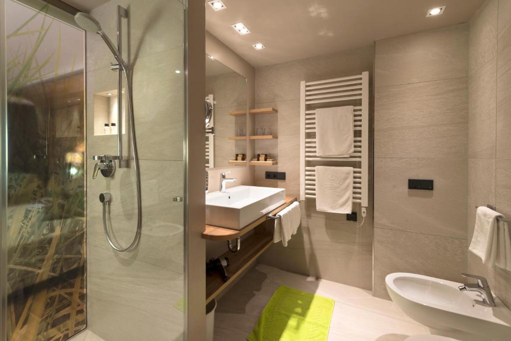 Kúpeľňa v ubytovaní Hotel Grien