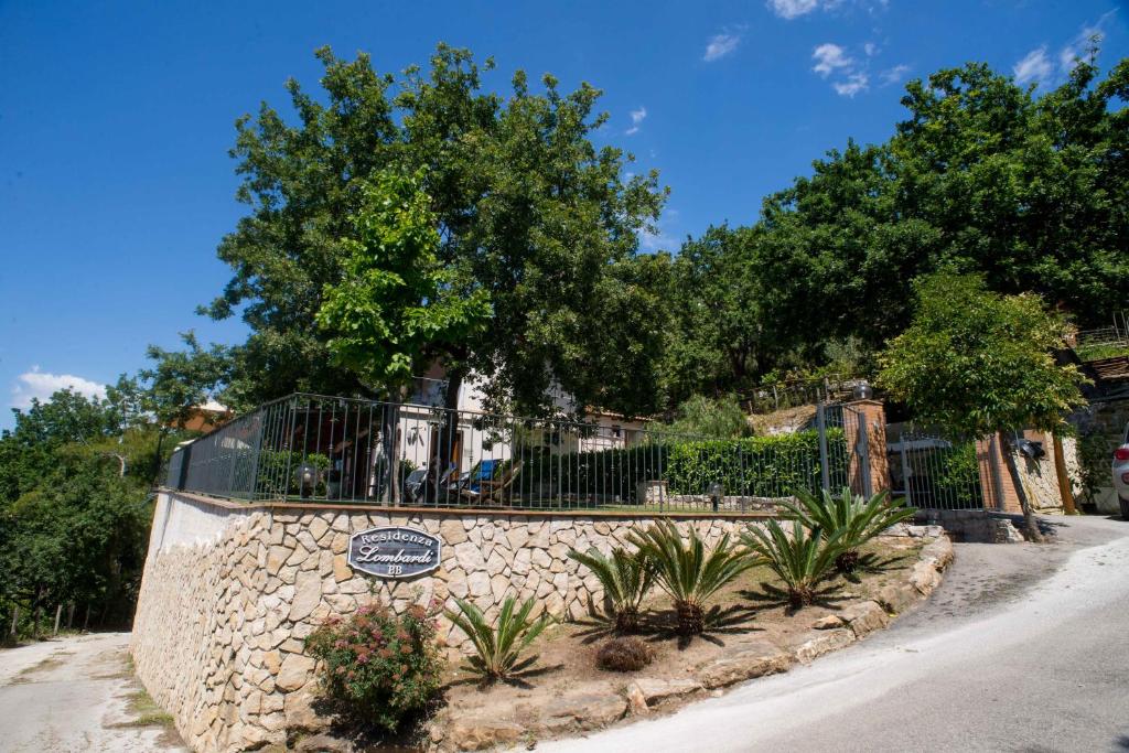 Zahrada ubytování Residenza Lombardi