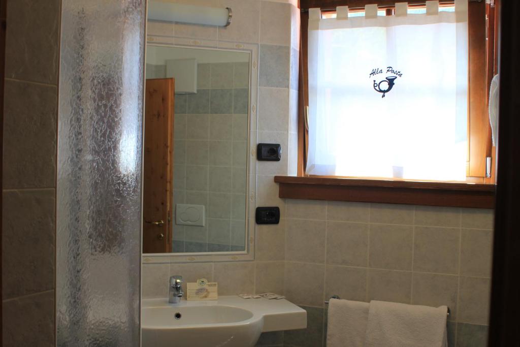 Albergo alla Postaにあるバスルーム