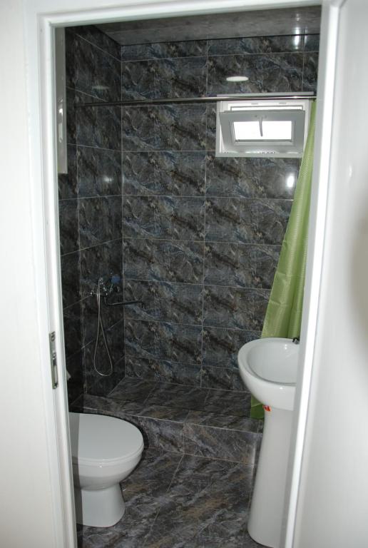 Koupelna v ubytování Gogi Jafaridze's Guesthouse