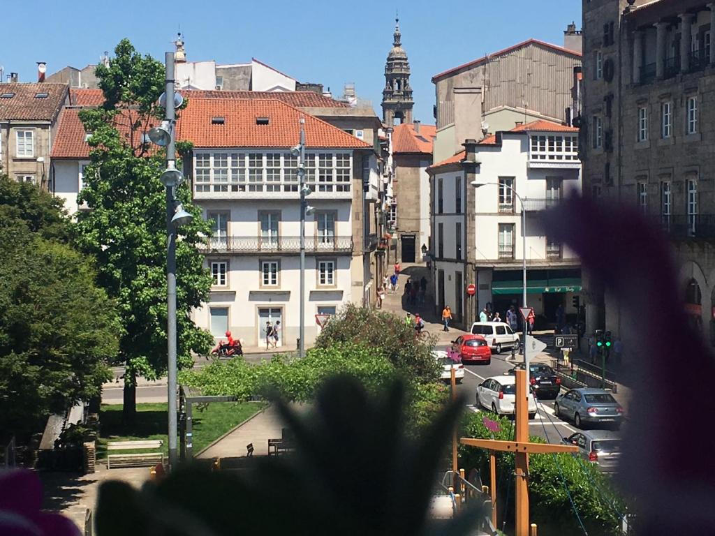The building in which a vendégházakat is located