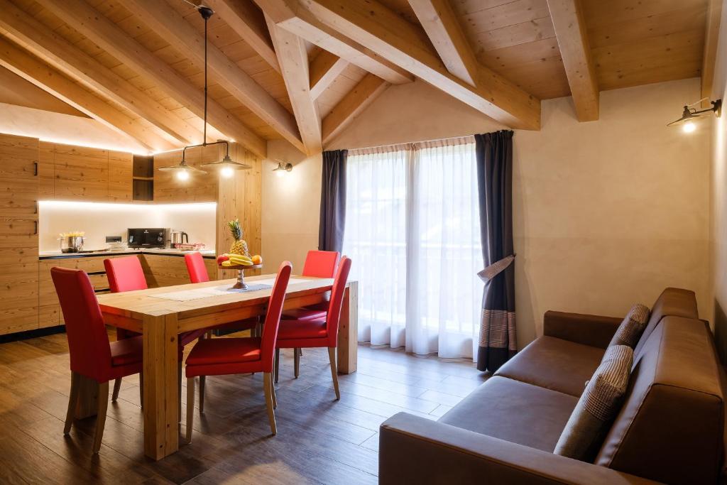 Kuchyň nebo kuchyňský kout v ubytování Chalet Bellavista