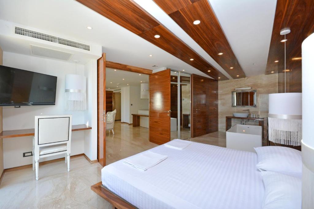 Posteľ alebo postele v izbe v ubytovaní Villa View 4 You