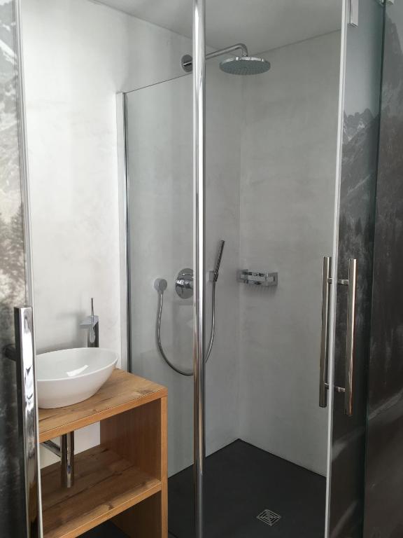 Koupelna v ubytování Hotel Engel
