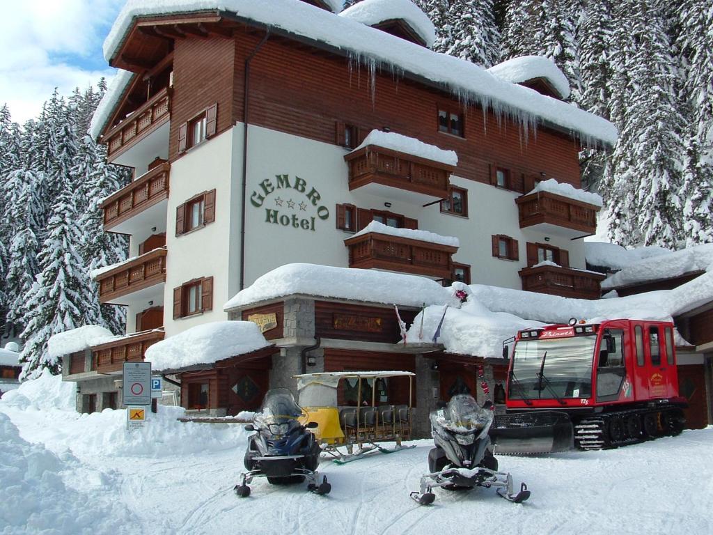 Hotel Gembro v zimě