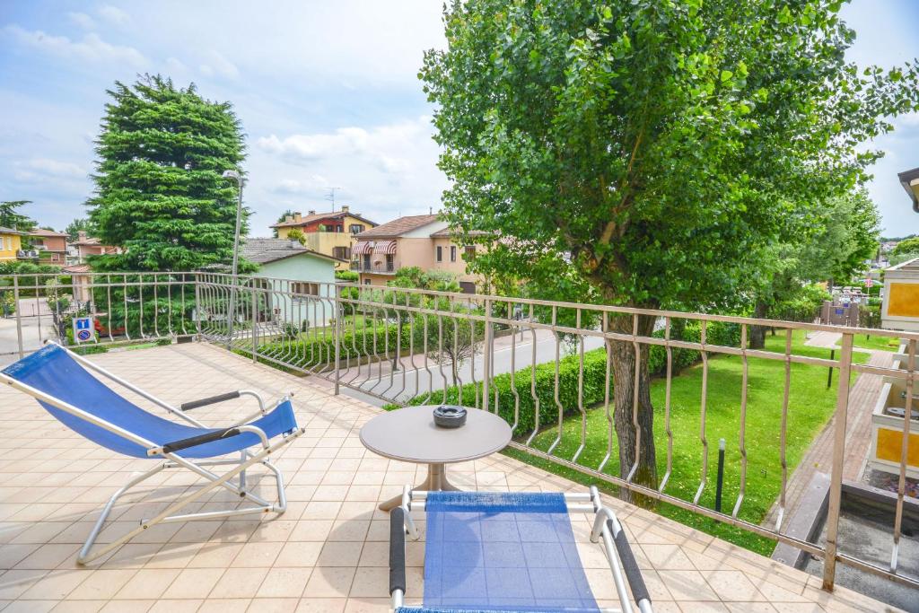 Balkón nebo terasa v ubytování Hotel Riel