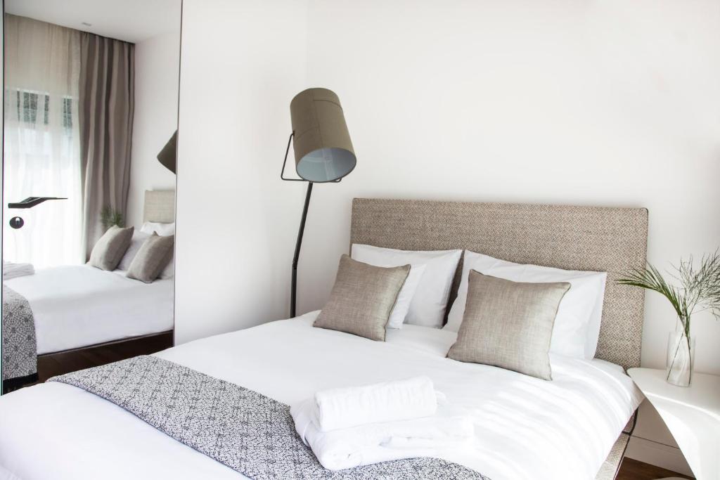Postel nebo postele na pokoji v ubytování Hotel Nicolaus