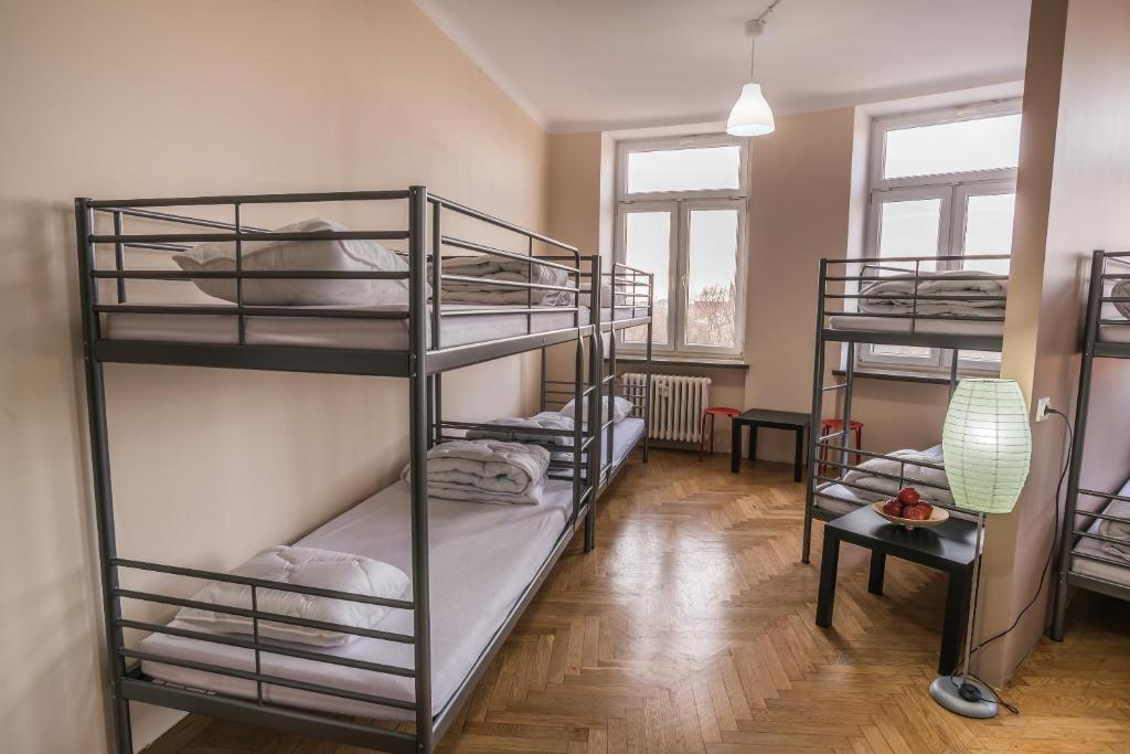 Posteľ alebo postele v izbe v ubytovaní Bubble Hostel