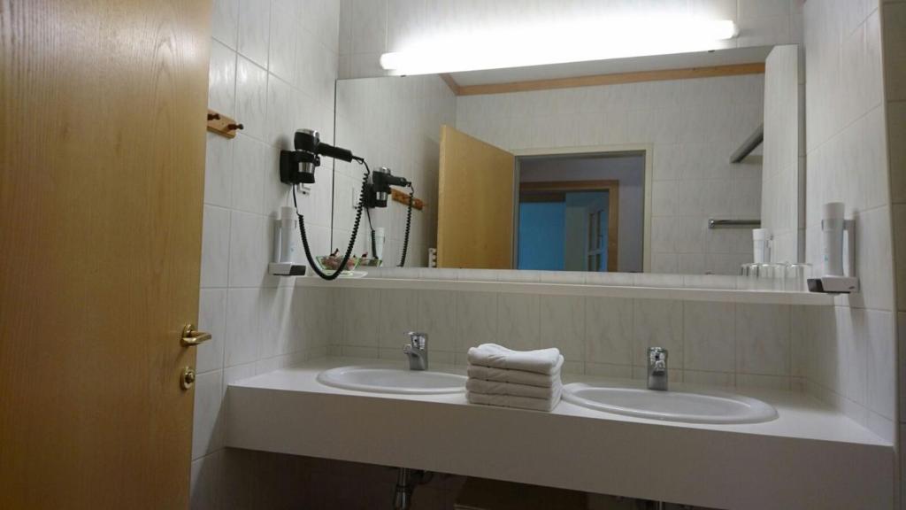 Koupelna v ubytování Appartementhotel Hechenberg