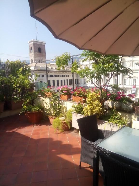 Balkón nebo terasa v ubytování bed and breakfast " La Terrazza"