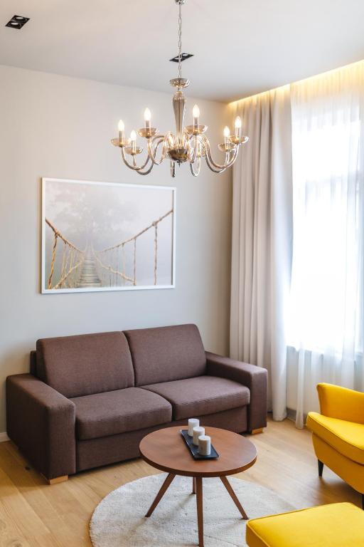 Posezení v ubytování Apartments Bohemia Rhapsody