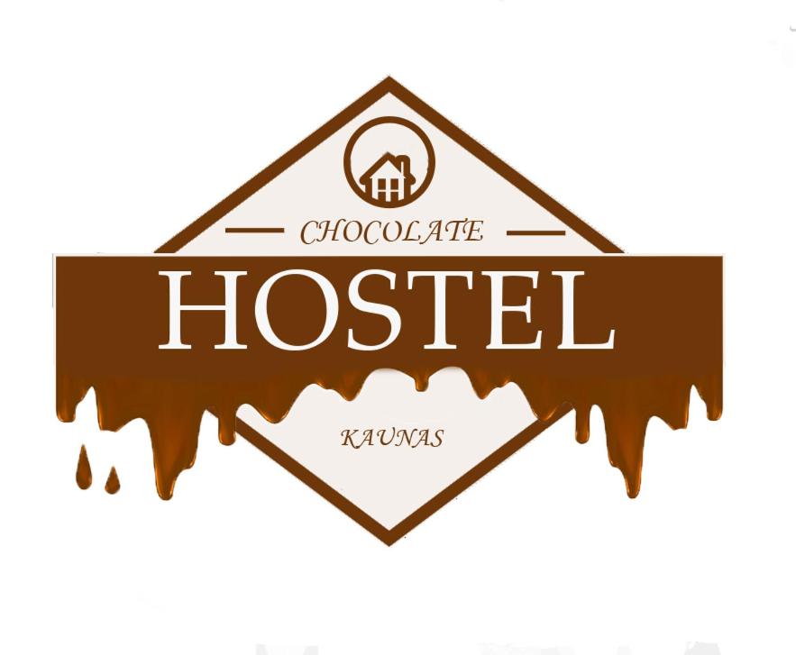 a logo for a houston steak restaurant at Chocolate Hostel in Kaunas