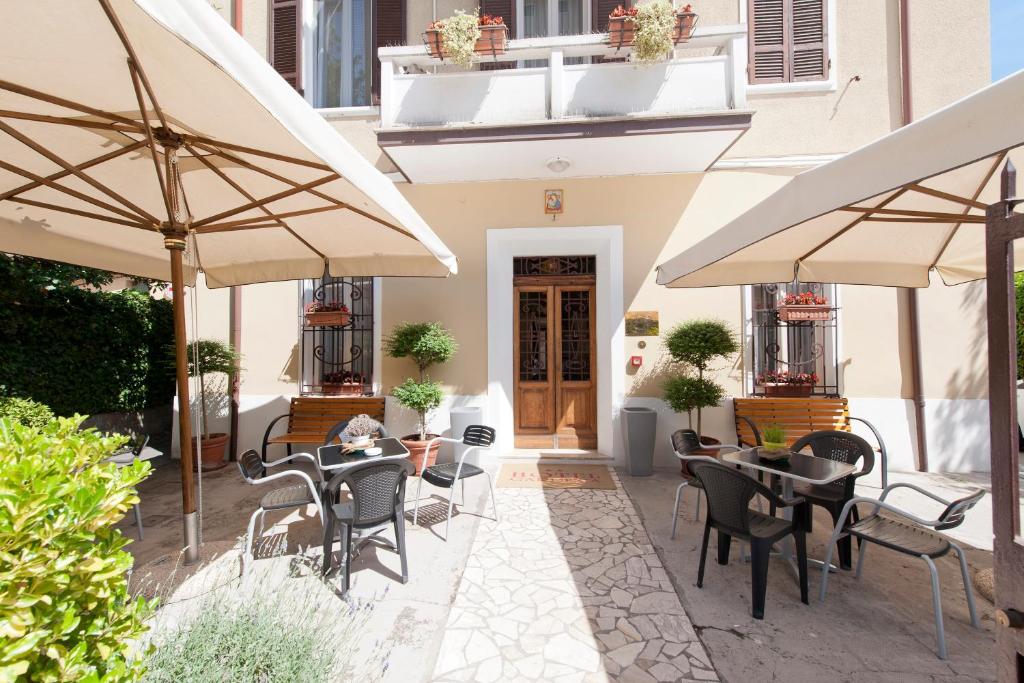 Balkón nebo terasa v ubytování Hotel Gardenia