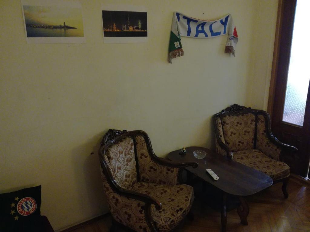 Area soggiorno di Hostel in Batumi