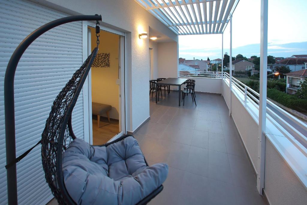 Balkón nebo terasa v ubytování L apartments