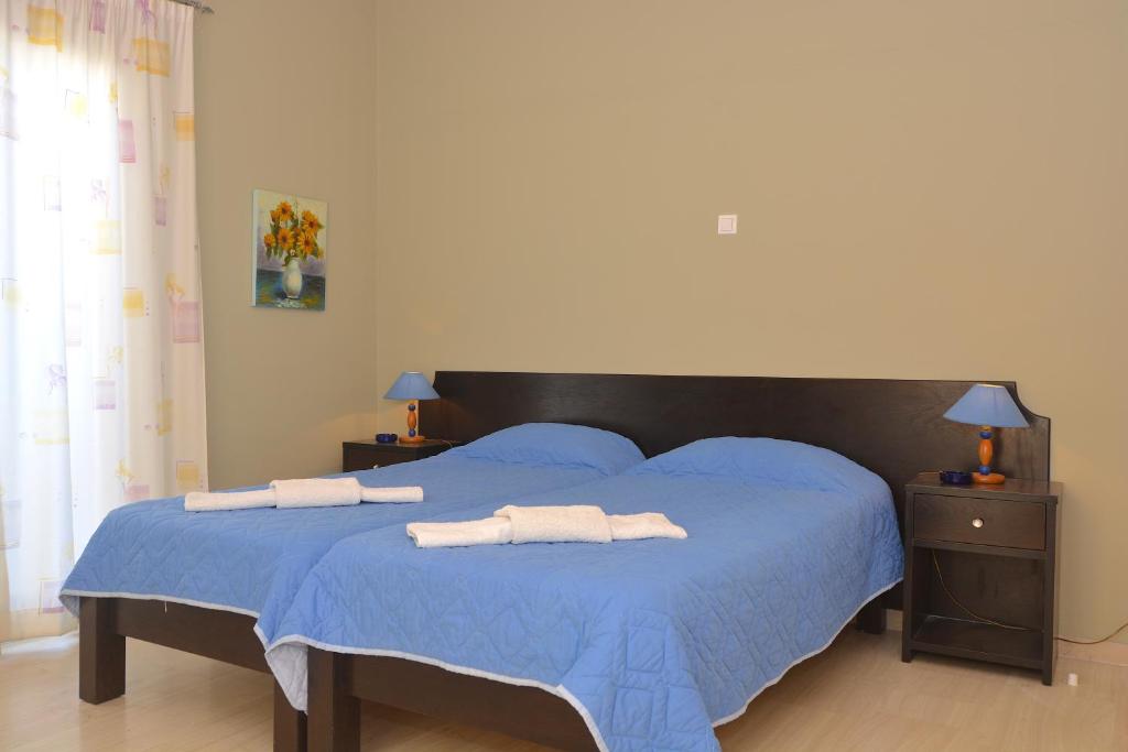 Postel nebo postele na pokoji v ubytování Alexandra Apartment