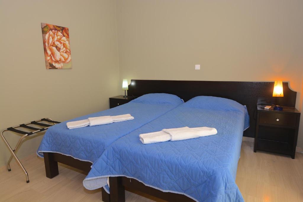 Postel nebo postele na pokoji v ubytování Alexandra Apartment