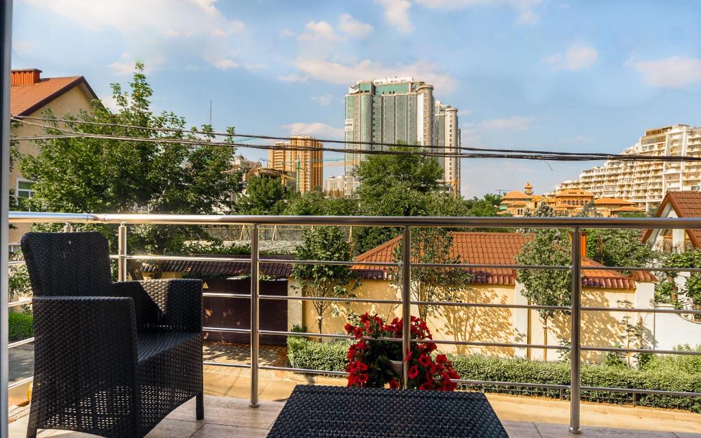 Balkón nebo terasa v ubytování Hotel Sorrento