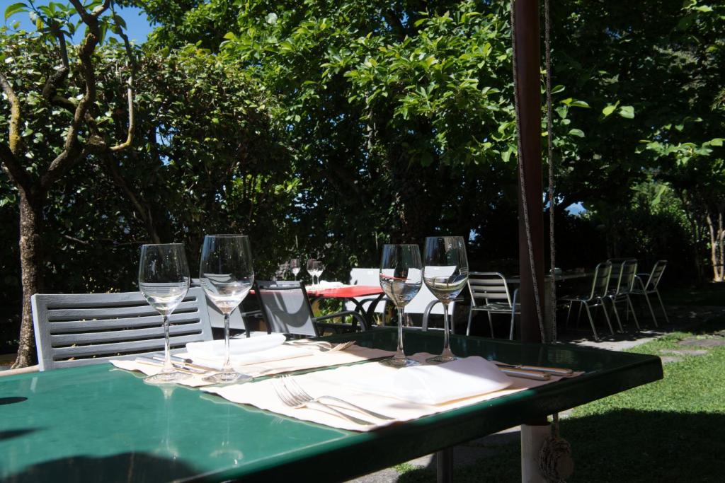 Zahrada ubytování Osteria Locanda Brack