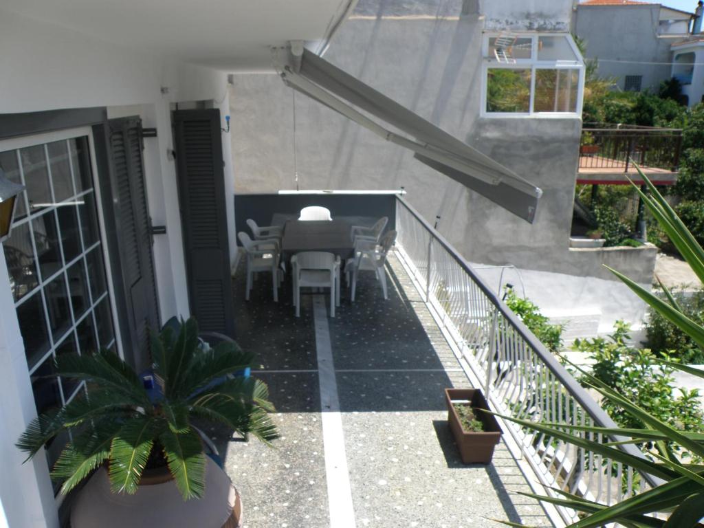 Balkón nebo terasa v ubytování Seaside Villa