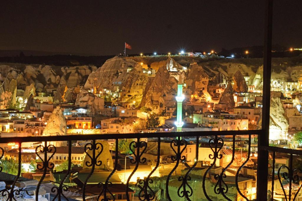 A general view of Göreme or a view of the city taken from a szállodákat
