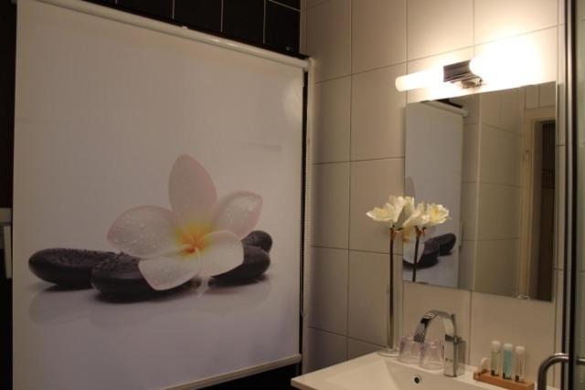 Koupelna v ubytování Hotel Palatino