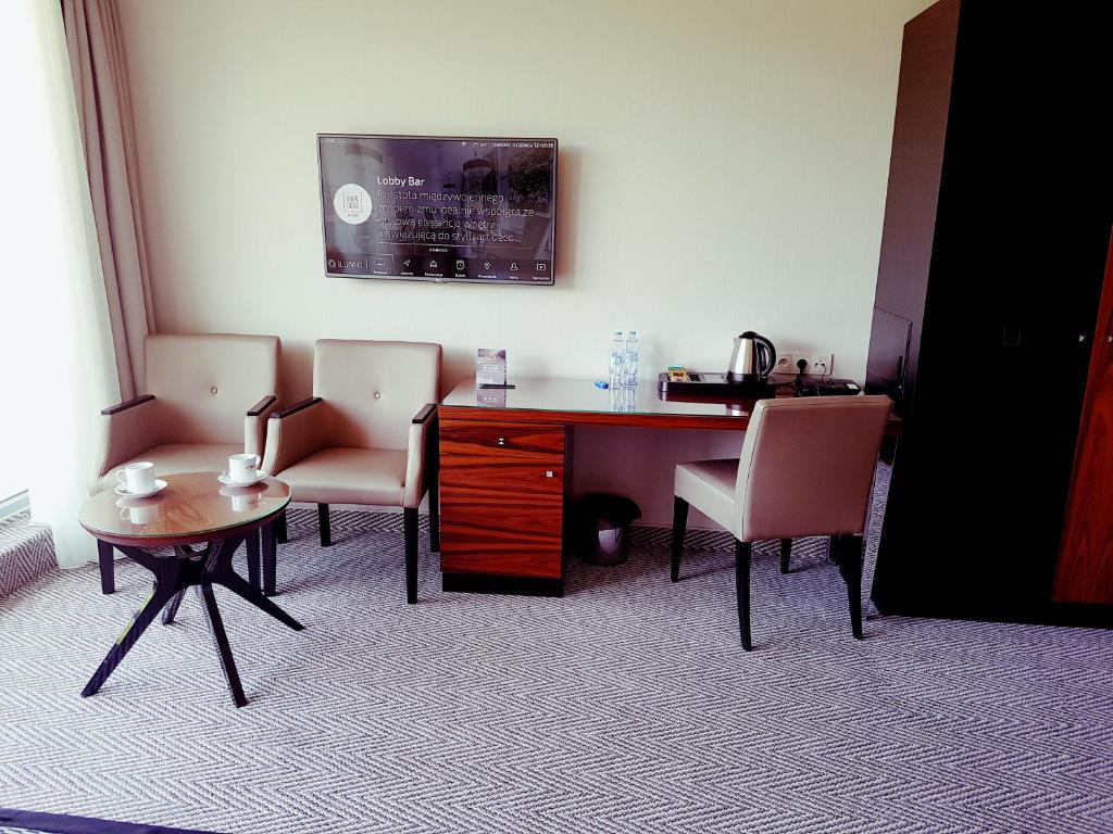 Posedenie v ubytovaní Apartament prywatny 329 w Diune Resort