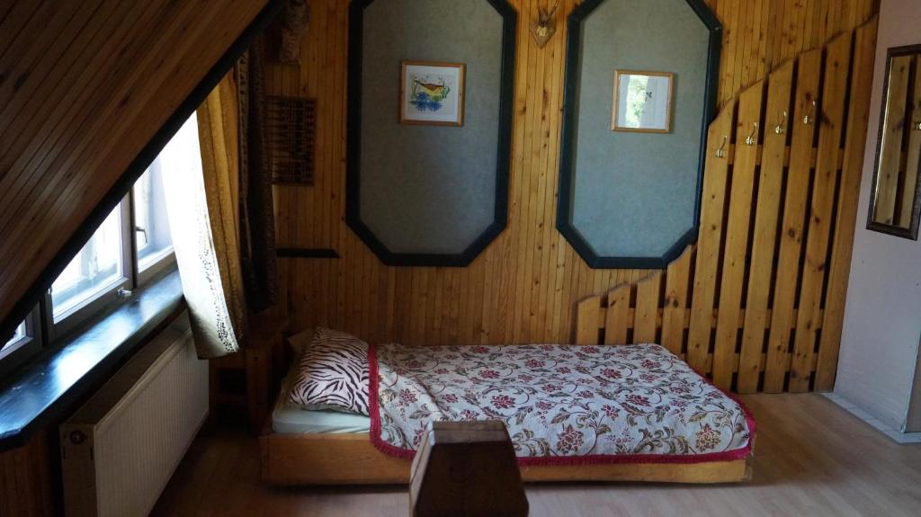 Postel nebo postele na pokoji v ubytování Guest house Jumiezis