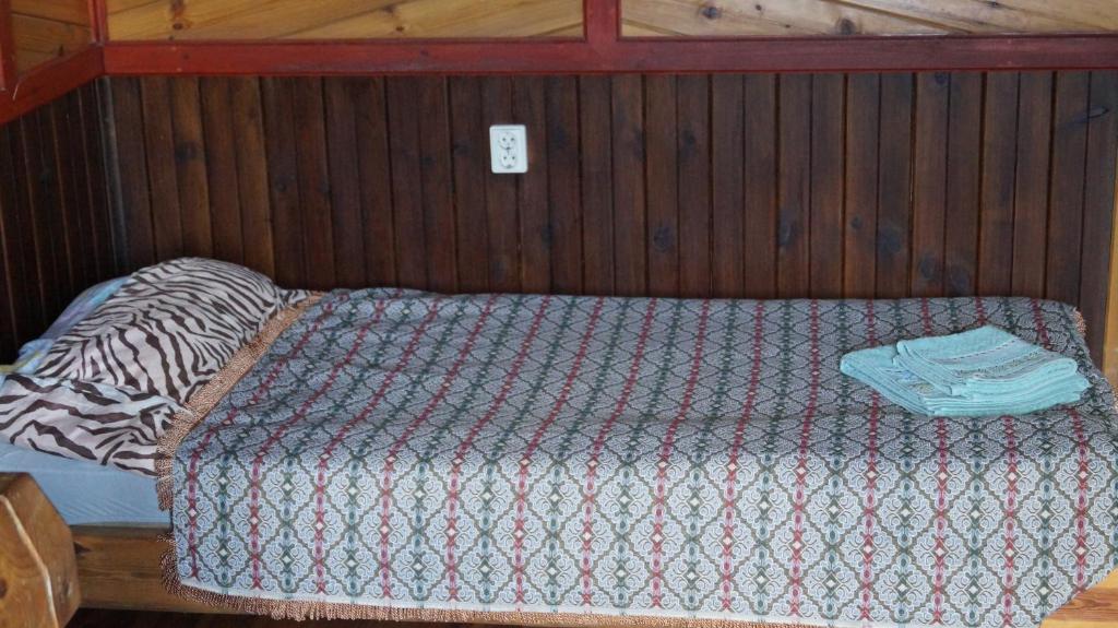 Postel nebo postele na pokoji v ubytování Guest house Jumiezis