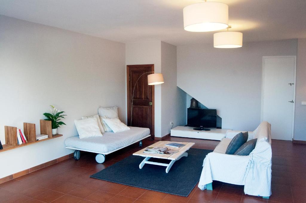 Telewizja i/lub zestaw kina domowego w obiekcie Villa Ses Vinyes 2