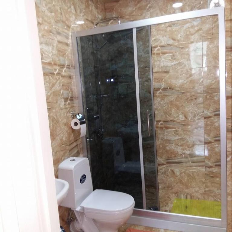 Koupelna v ubytování Hotel Renesans