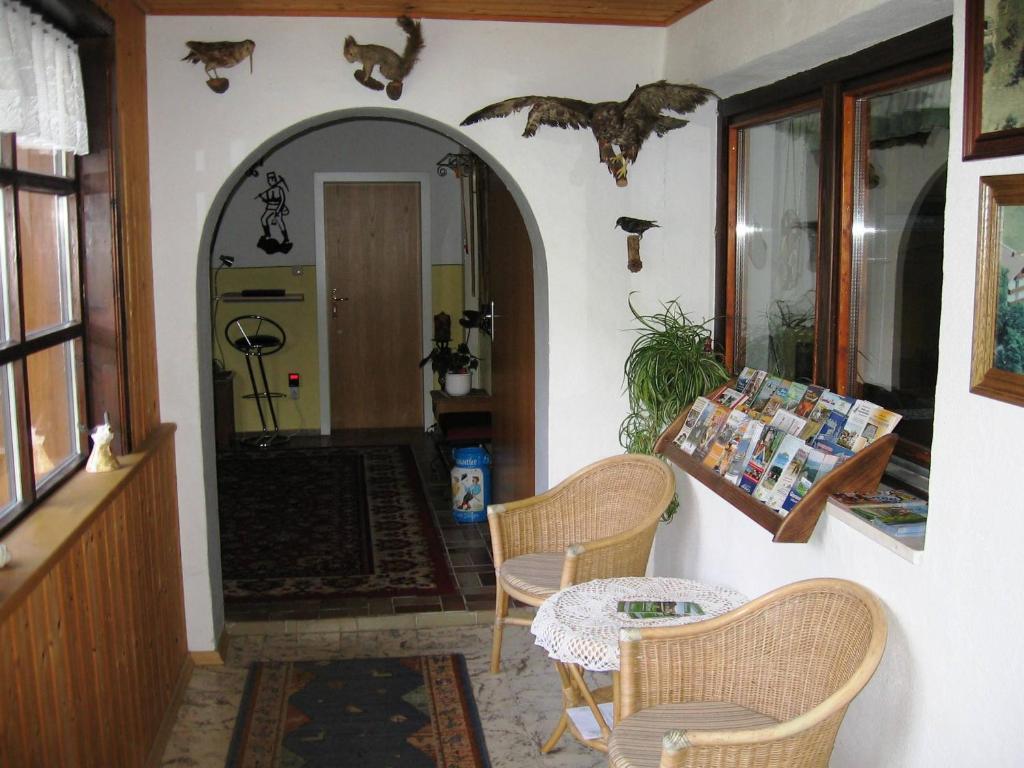 Posezení v ubytování Apartmenthaus Weber