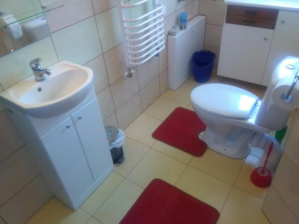 Koupelna v ubytování Apartment Helena