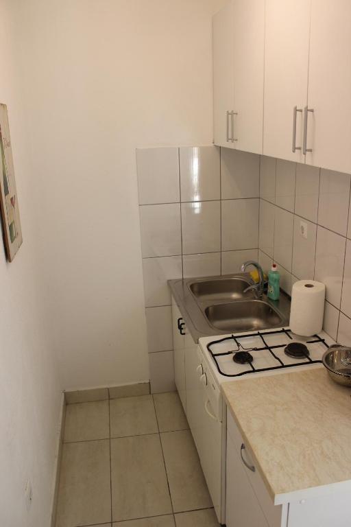 Kuchyň nebo kuchyňský kout v ubytování Guest House Put