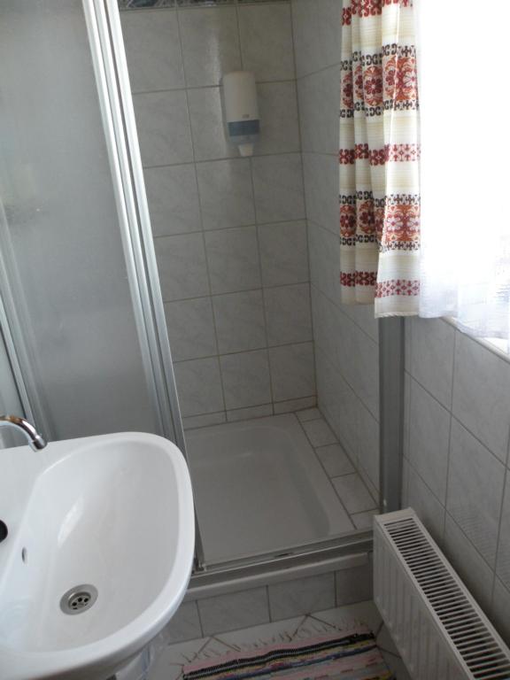 Kúpeľňa v ubytovaní Hiasl Zirbenhütte