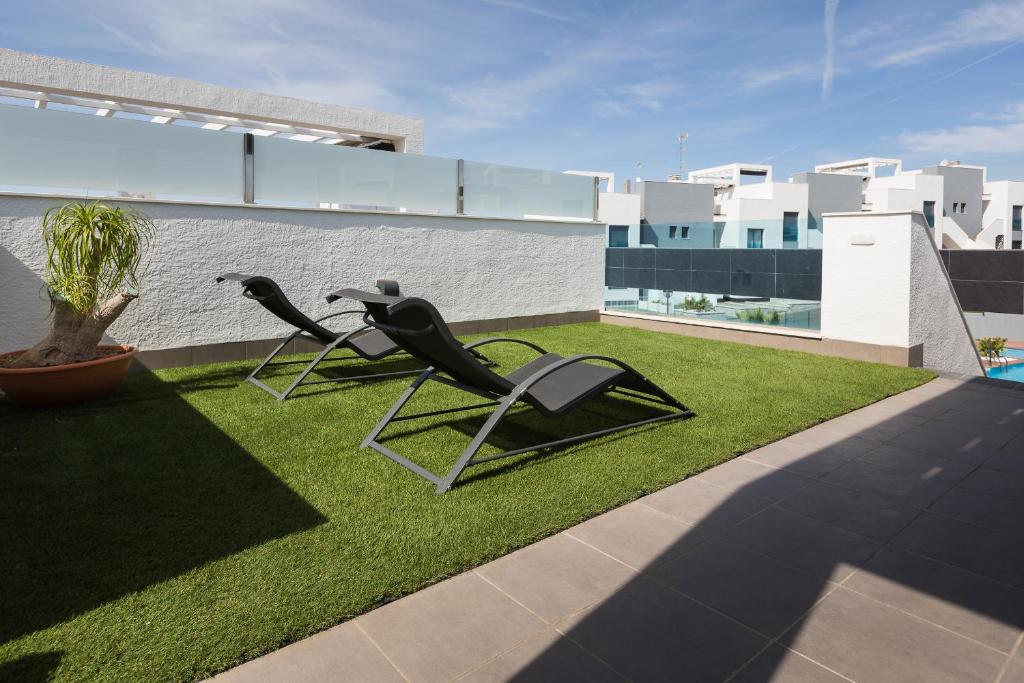 Bazén v ubytování Penthouse Oasis Beach Los Altos nebo v jeho okolí