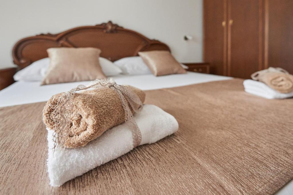 Posteľ alebo postele v izbe v ubytovaní Sv. Ilija Apartment - Vila Biokova