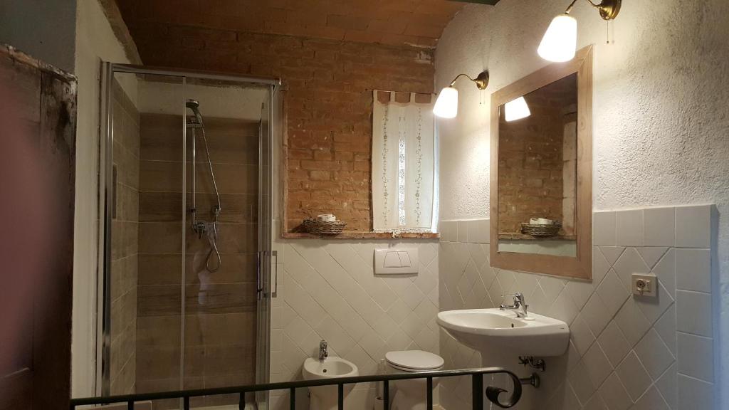 Koupelna v ubytování Casa Vacanze Fornace